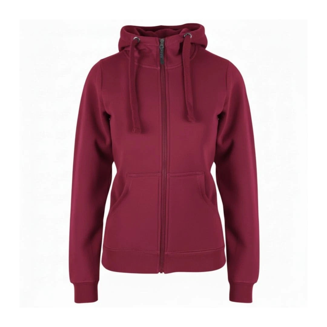 Ladies Fitted Zipped Hoody