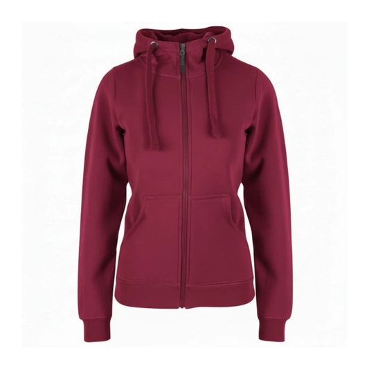 Ladies Fitted Zipped Hoodie
