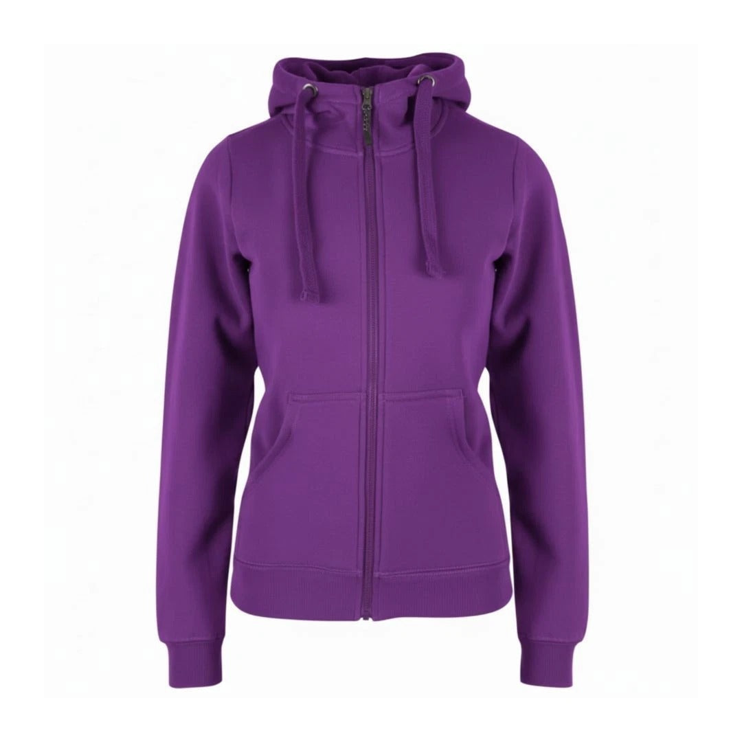 Ladies Fitted Zipped Hoody