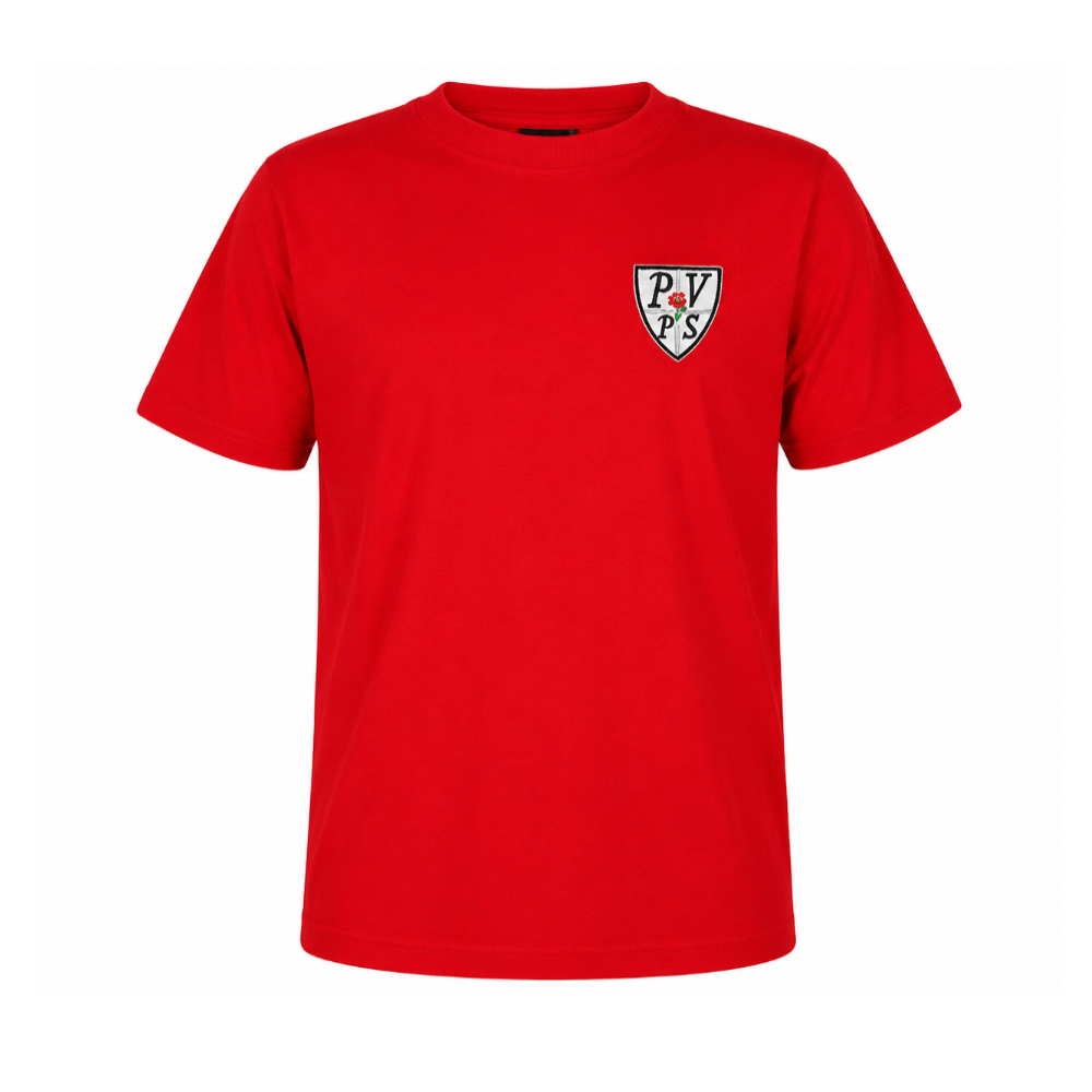 Pendle View Primary Plain & Logo PE T- Shirt