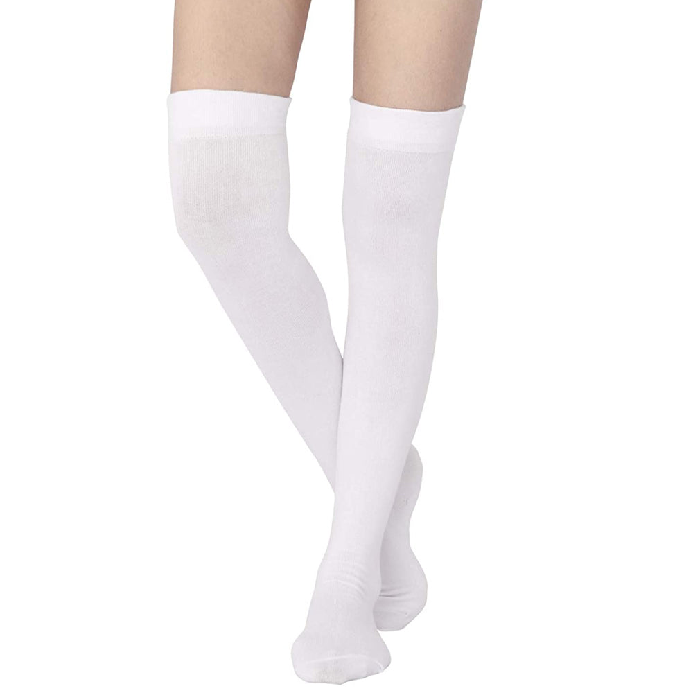 Over The Knee Socks White