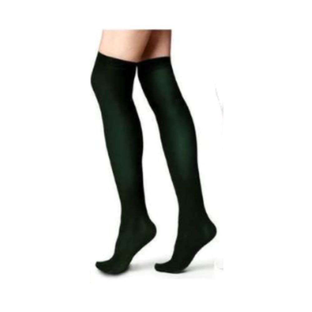 Over The Knee Socks Black, Grey, Green & White
