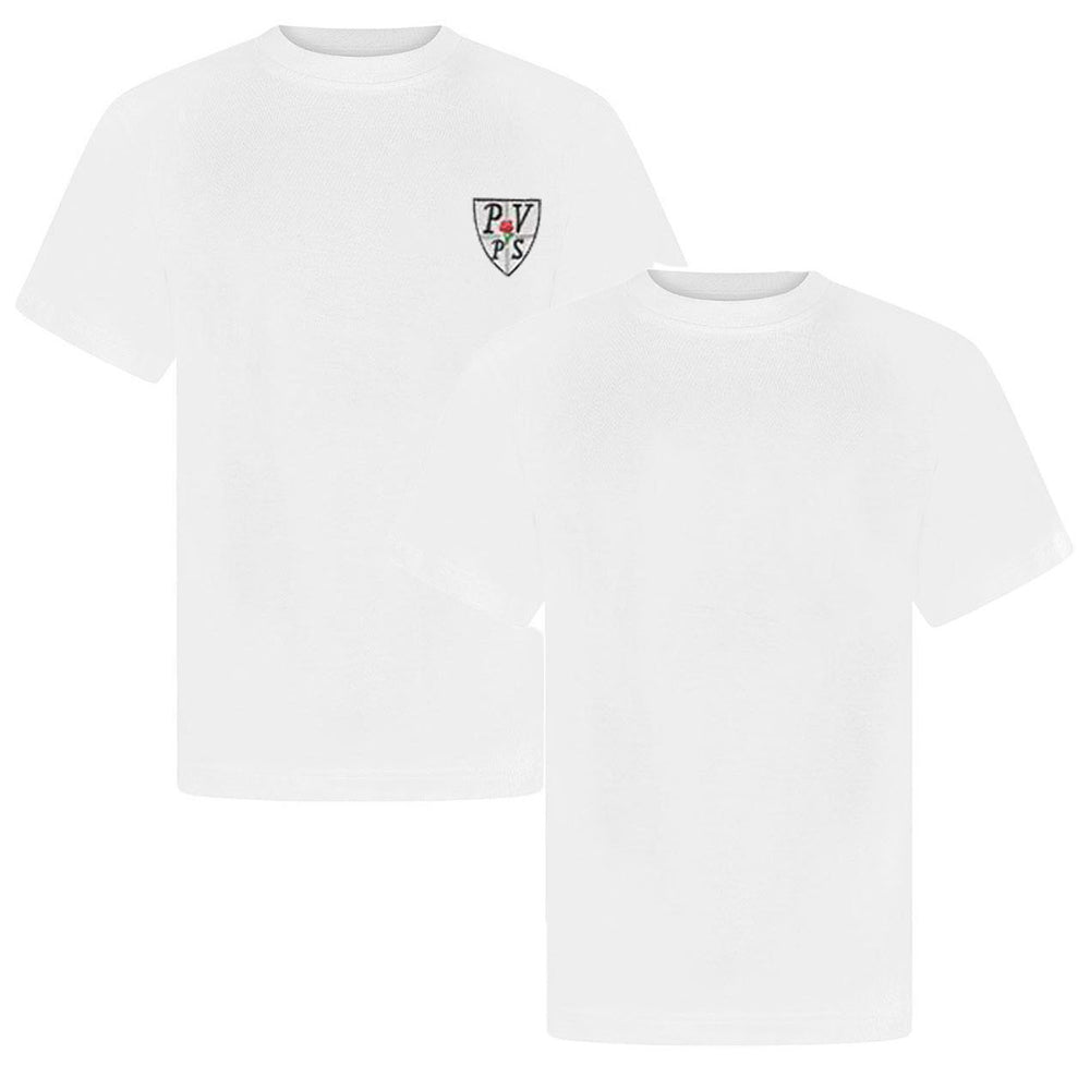 Pendle View Primary Plain & Logo P.E. Shirt