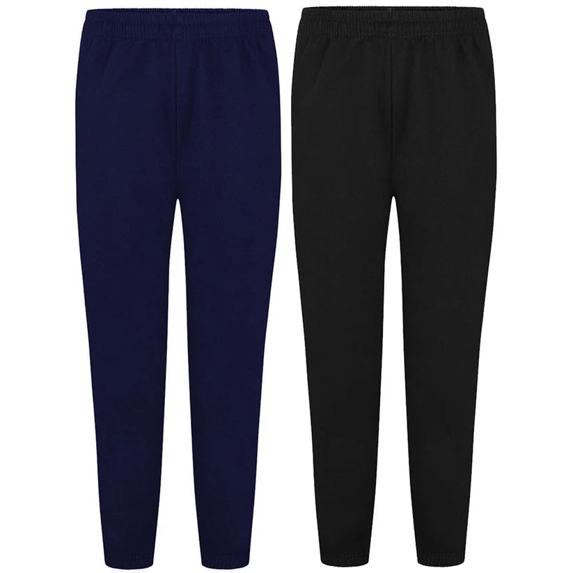 Navy & Black Fleece Jogging Bottoms