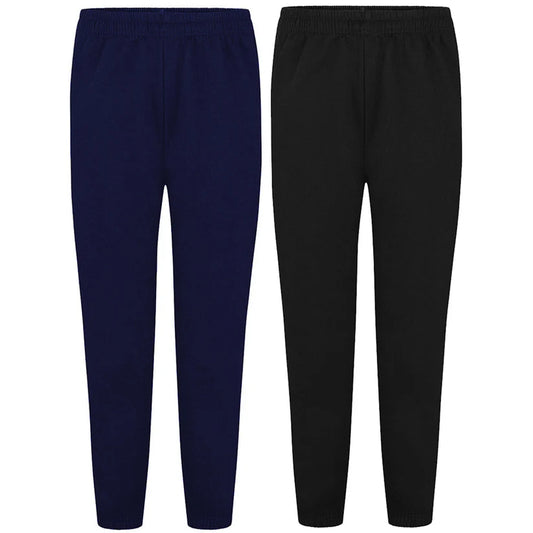 Navy & Black Fleece Jogging Bottoms