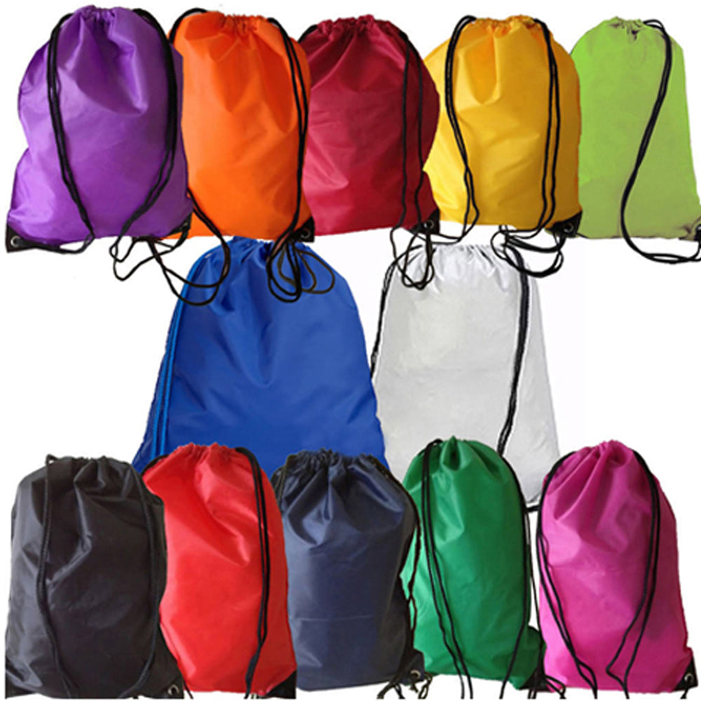 Plain PE Drawstring Bag