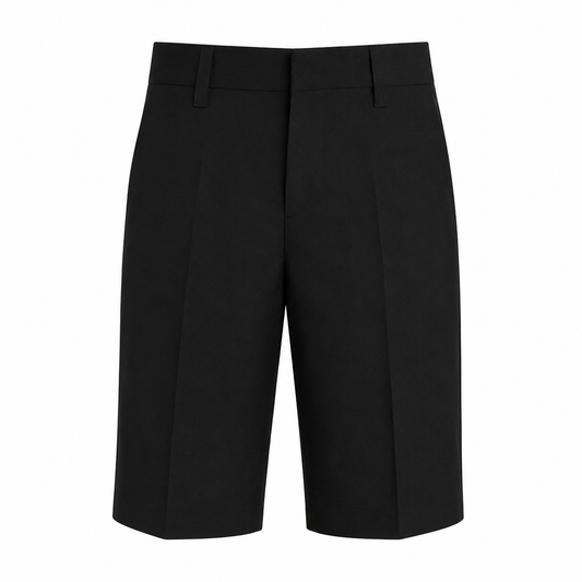 School Trouser Shorts Black