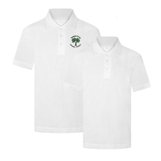 Trawden Forest Plain & Logo Polo Shirt
