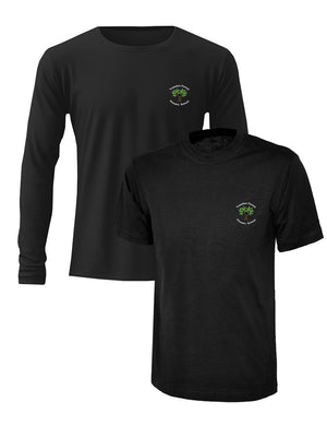 Trawden Forest Primary Black PE Top Short Or Long Sleeve