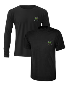 Trawden Forest Primary Black PE Top Short Or Long Sleeve