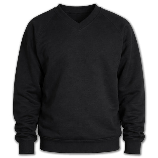 V-Neck Raglan Sleeve Sweatshirt – Kids & Adults
