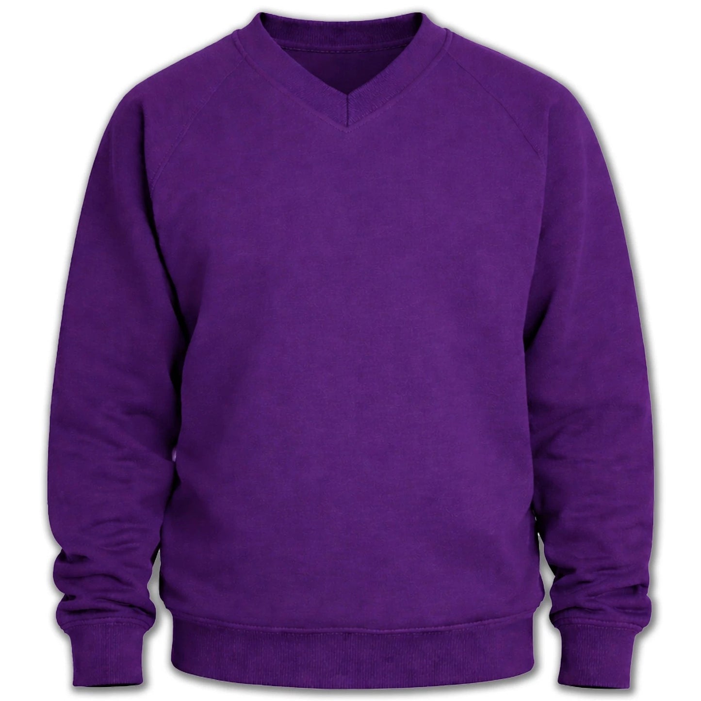 V-Neck Raglan Sleeve Sweatshirt – Kids & Adults