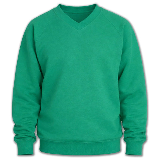V-Neck Raglan Sleeve Sweatshirt – Kids & Adults