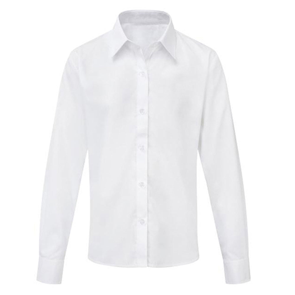 White School Blouse/ Shirt Long or Short Sleeved Twin Pack