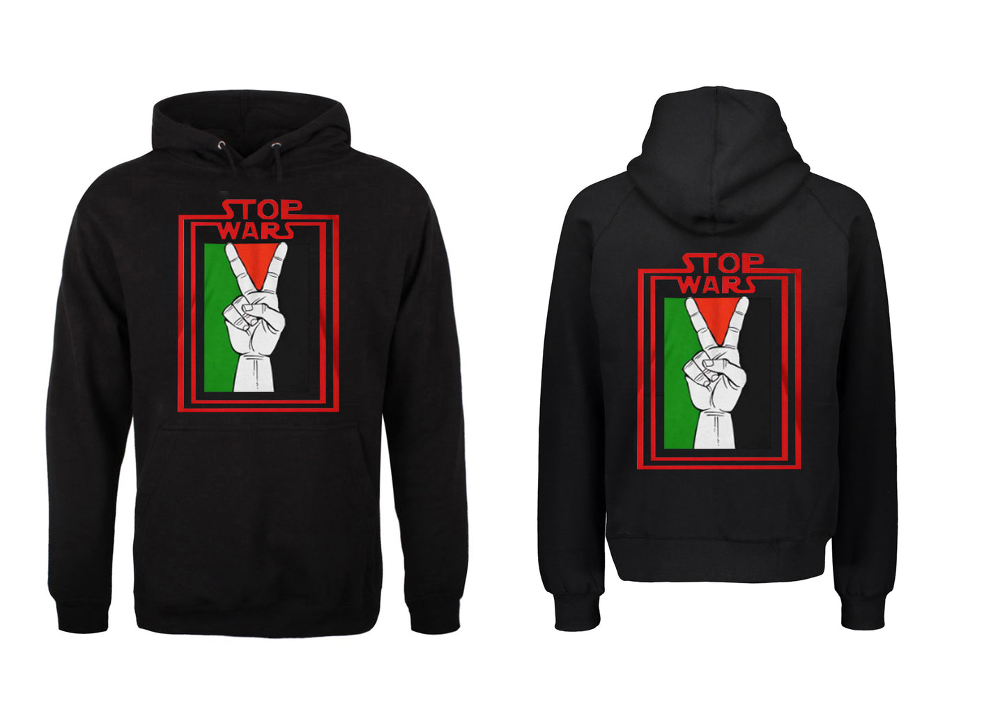 Free Palestine Stop Wars Hoodie