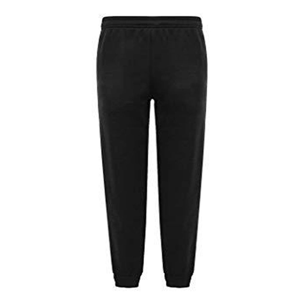 Plain Black PE Tracksuit Bottoms Microfiber