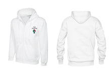 Zip Hoodie With Free Palestine Embroidered