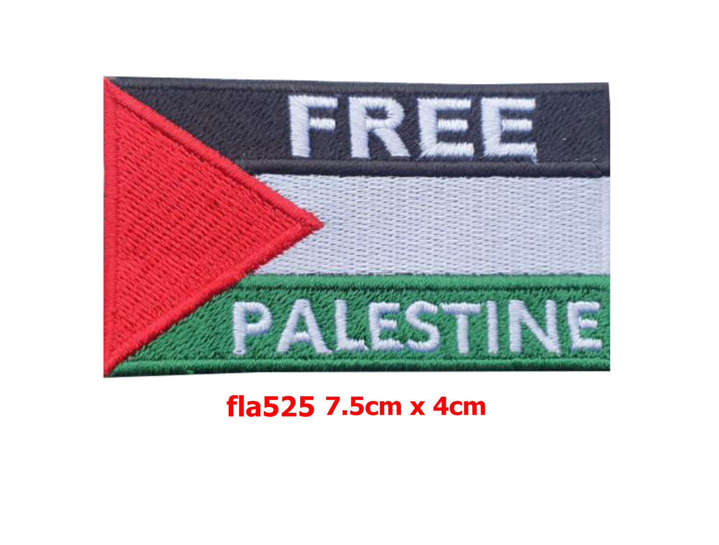 Free Palestine Embroidered Patches Iron/Sew on