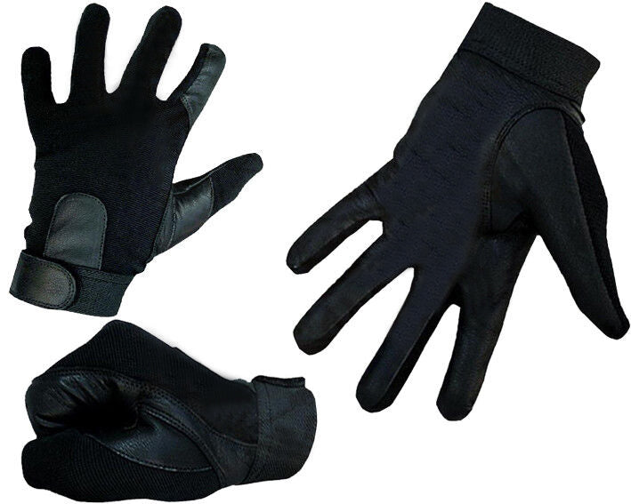 Mens Black Leather Gloves