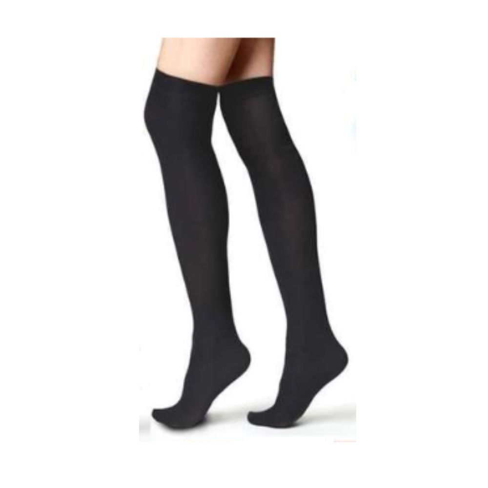 Over The Knee Socks Black, Grey, Green & White
