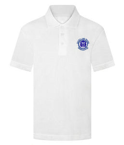 Coates Lane Primary White Polo Shirt