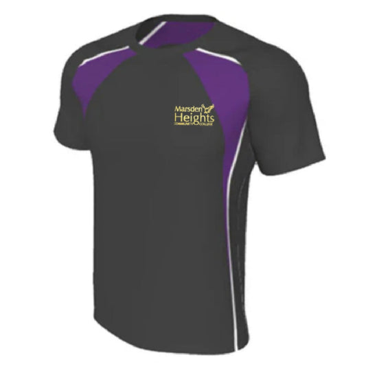 Black Marsden Heights PE Top Short Sleeved
