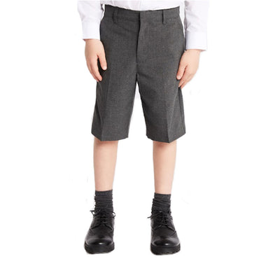 School Trouser Shorts Grey