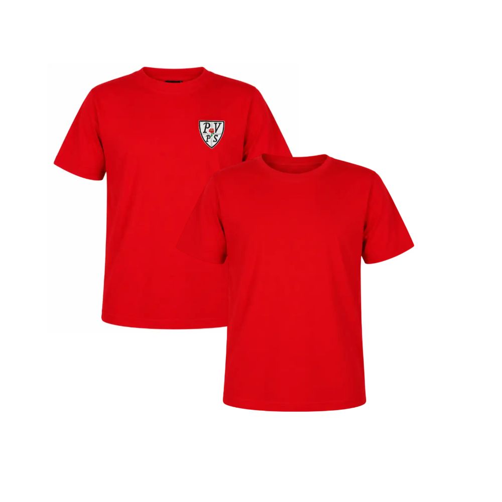 Pendle View Primary Plain & Logo PE T- Shirt
