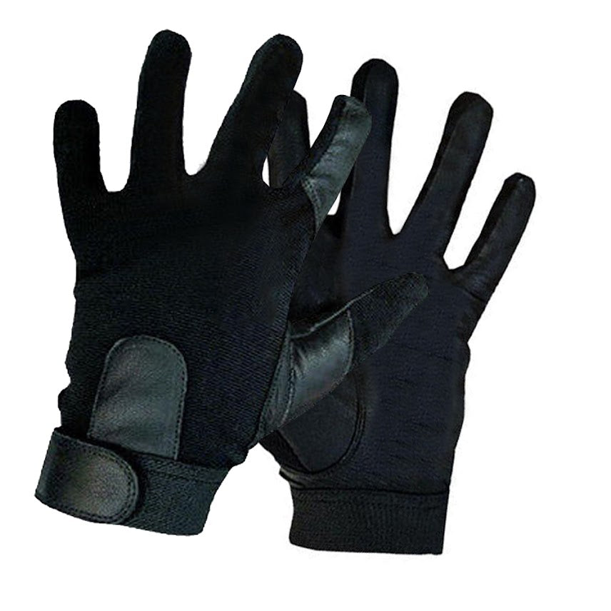 Mens Black Leather Gloves