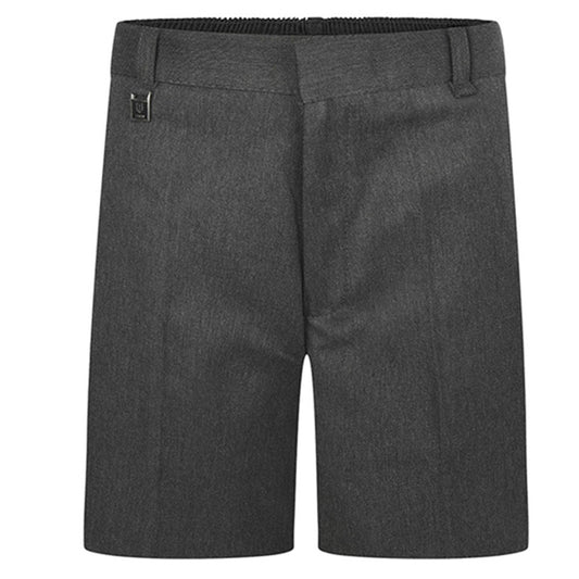 Boys Grey Sturdy Fit Trouser Short