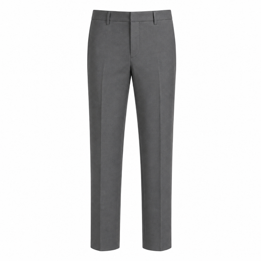 Grey Regular Fit Trouser