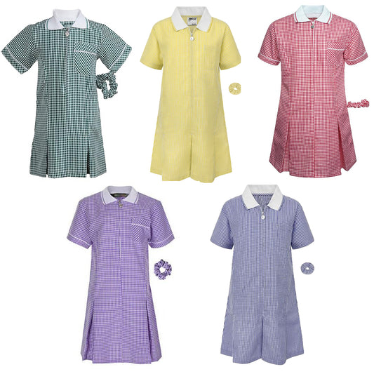 Summer Gingham School Dress