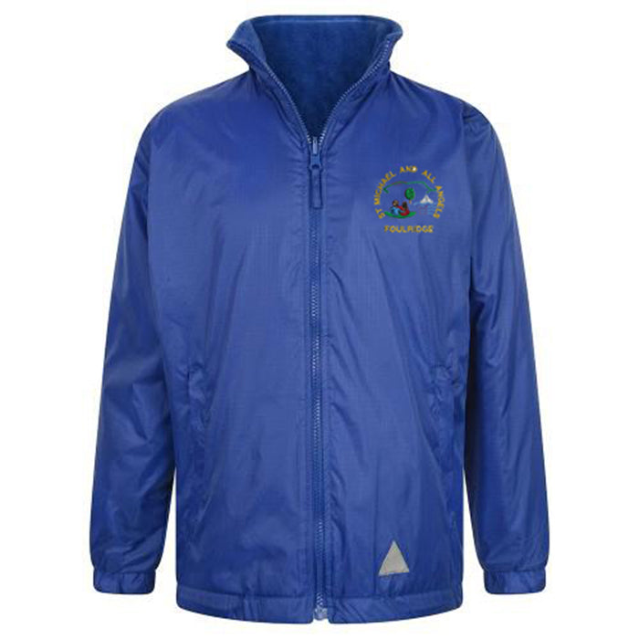 ST. Michael & Angels Primary Fleece Lined Raincoat