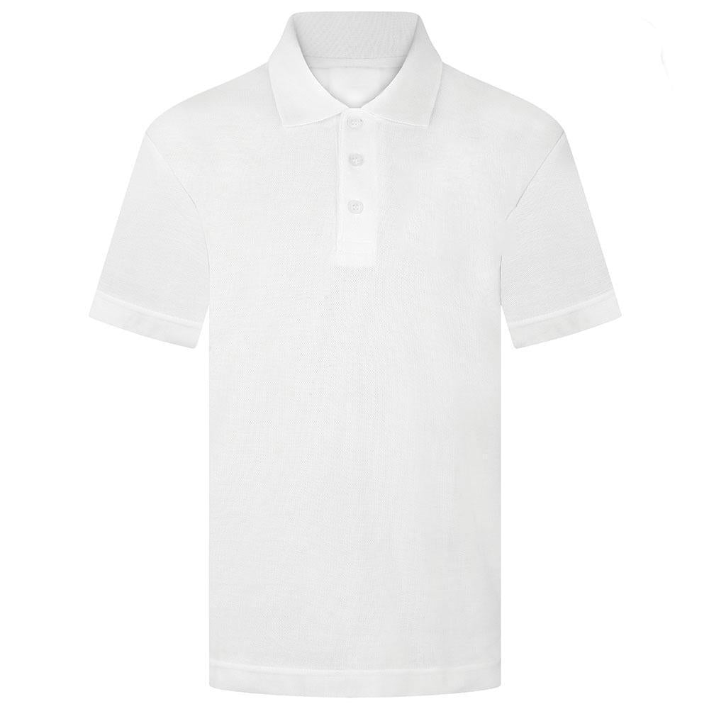 Whitefield Plain & Logo Polo Shirt