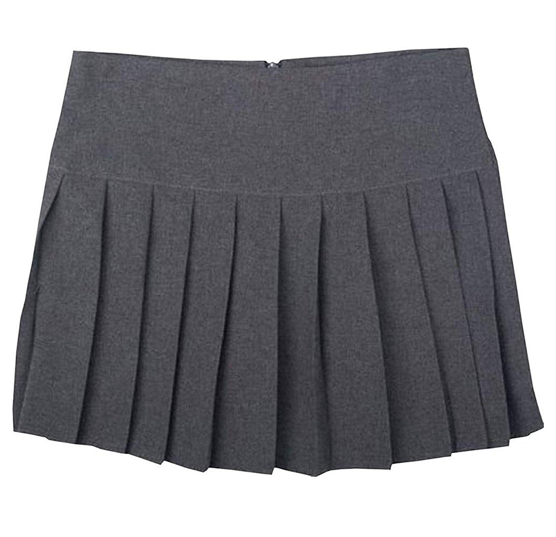 Girls Britney Pleated Skirt Black & Grey