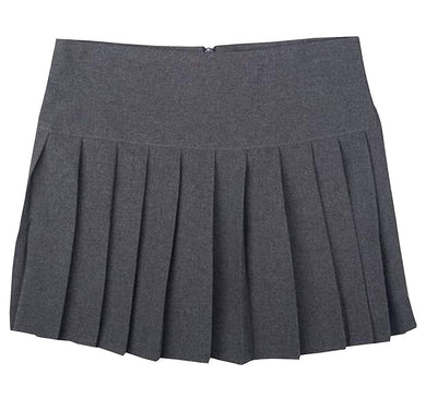 Grey Britney Pleated Skirt