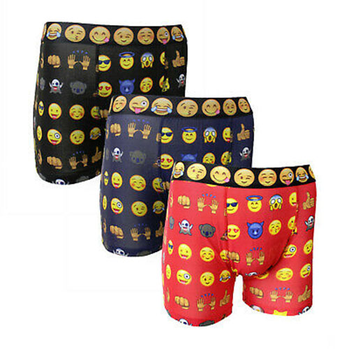 Emoji Boxer Shorts 3 Pairs