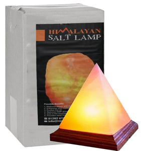 Himalayan Salt Pyramid Triangle Shape Crystal Rock Salt Lamp Mother's Day Gift