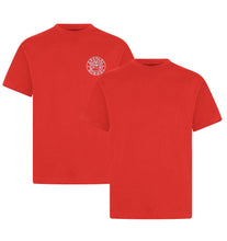Reedley Primary Red P.E. Shirt Plain & Logo