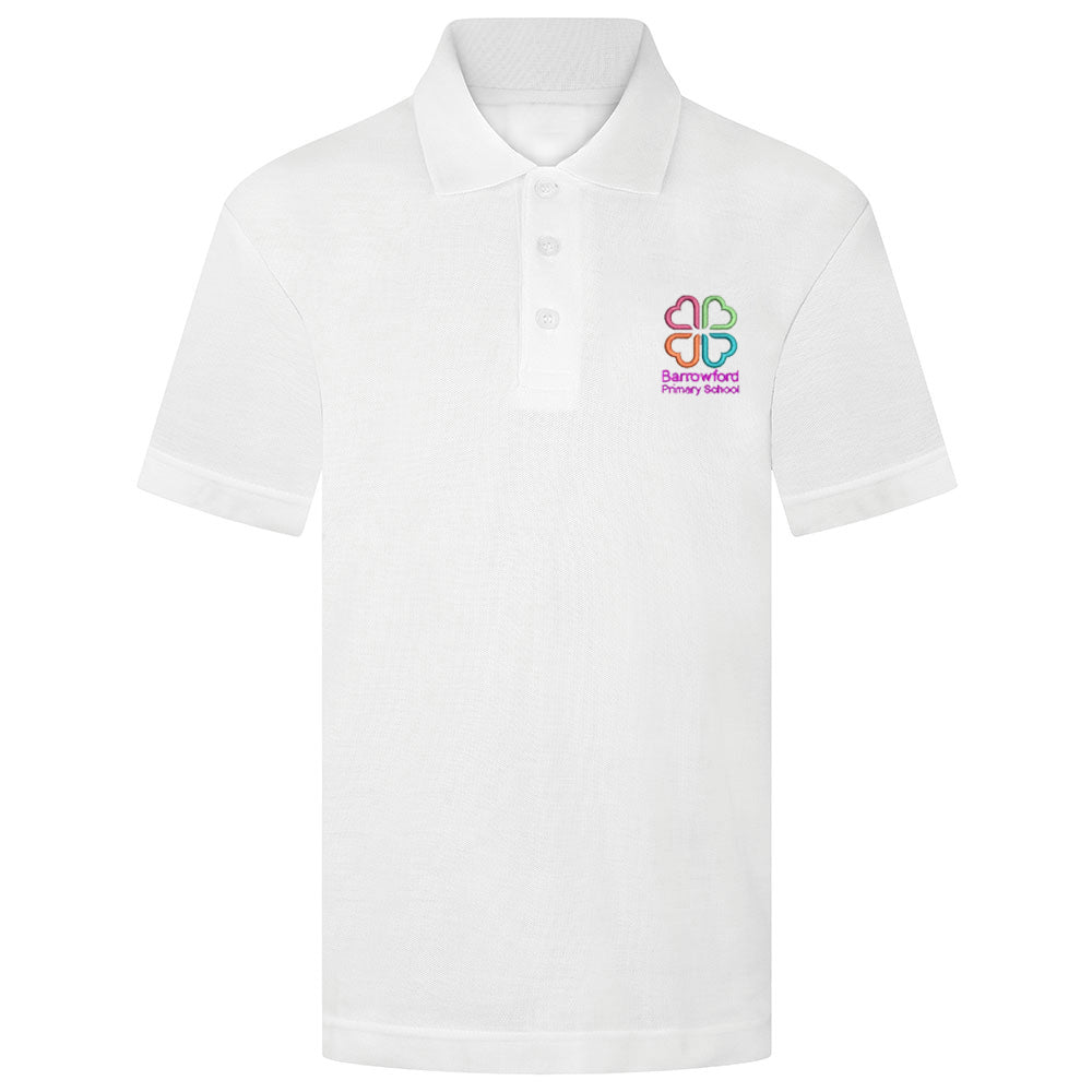 Barrowford Plain & Logo Polo Shirt