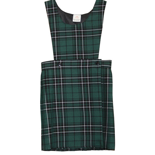 Green Tartan Pinafore Dress