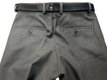 Boys Mens Grey Slim Fit Trouser 2 Back Pockets 2 Front Pockets
