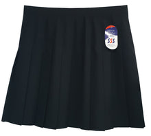 Girls Black Full Pleated Skirt