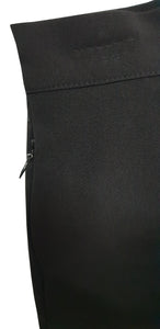 Black Stretch Pencil Skirt with Concealed pocket