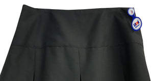 Black Sturdy Skirt Half Elasticated
