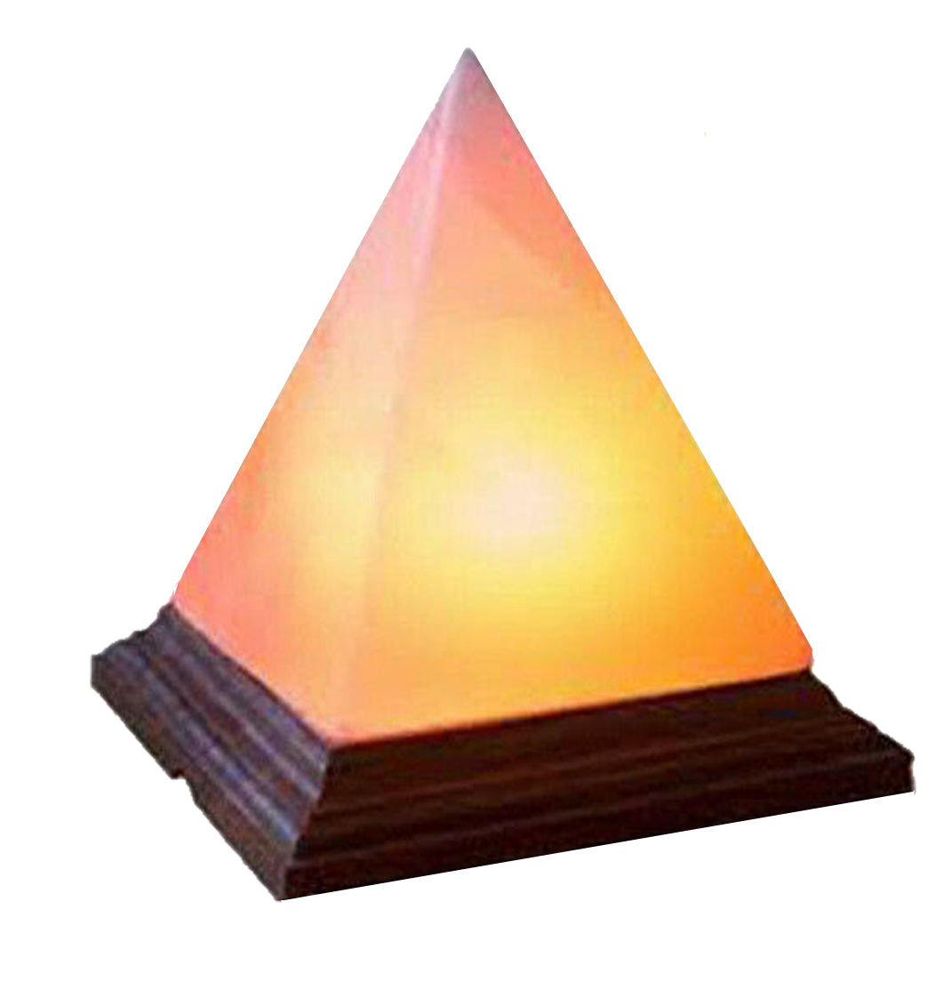 Himalayan Salt Pyramid Triangle Shape Crystal Rock Salt Lamp Mother's Day Gift