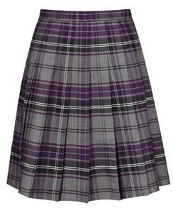 Fishermore Purple & Grey Tartan Skirt