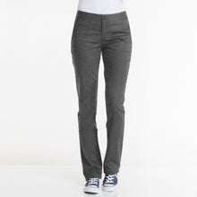 Girls Slim Fit Stretch Pull Up Grey Trouser