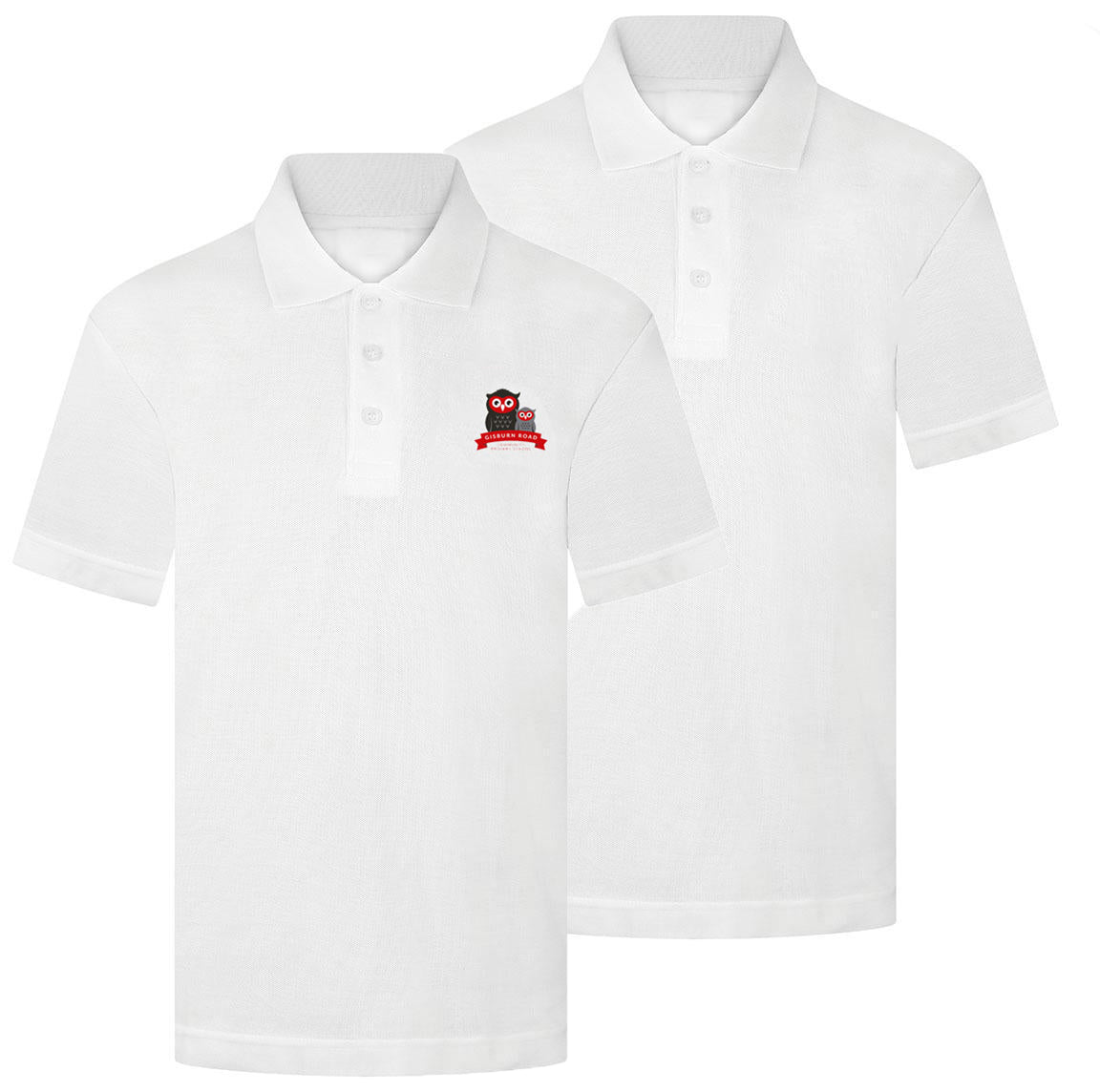 Gisburn Road Plain & Logo Polo Shirt