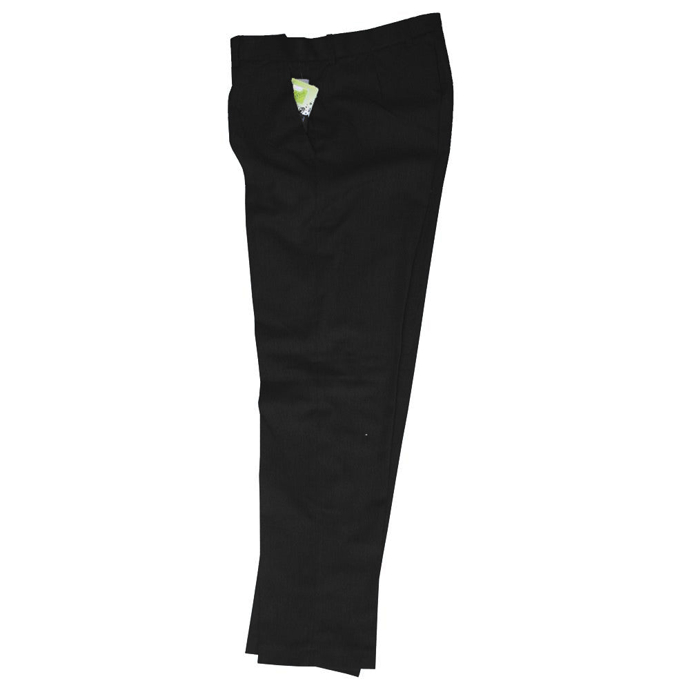 Boys Mens Trousers Slim Fit Black & Grey